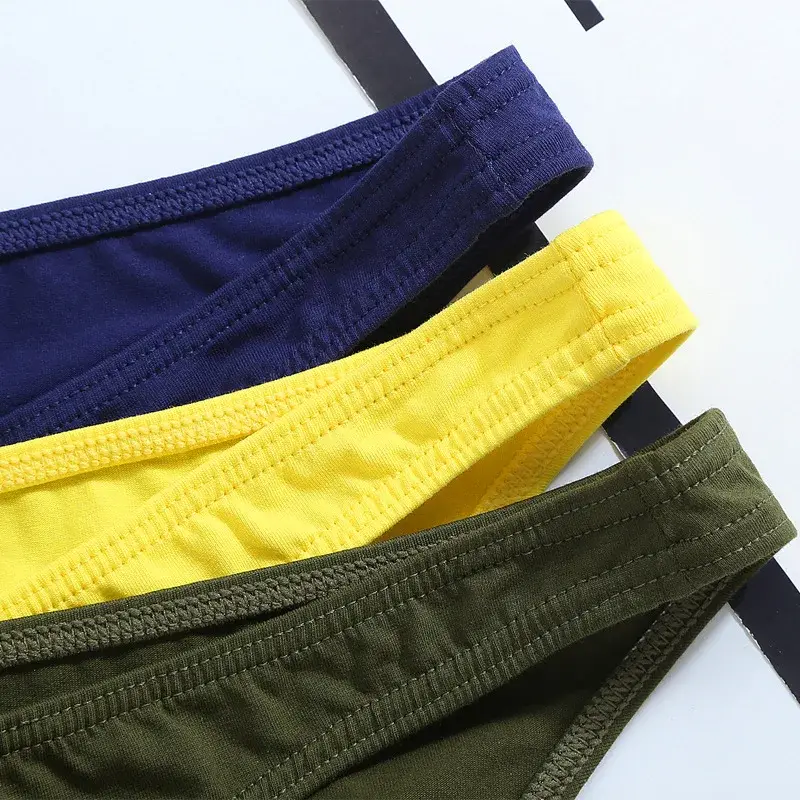 Men's Underwear Male Sexy Solid Briefs Underpants for Men Brief Cotton Adult Panties Mens Bikini Pant Men Sexy Slip Hombre 1805 — image 6