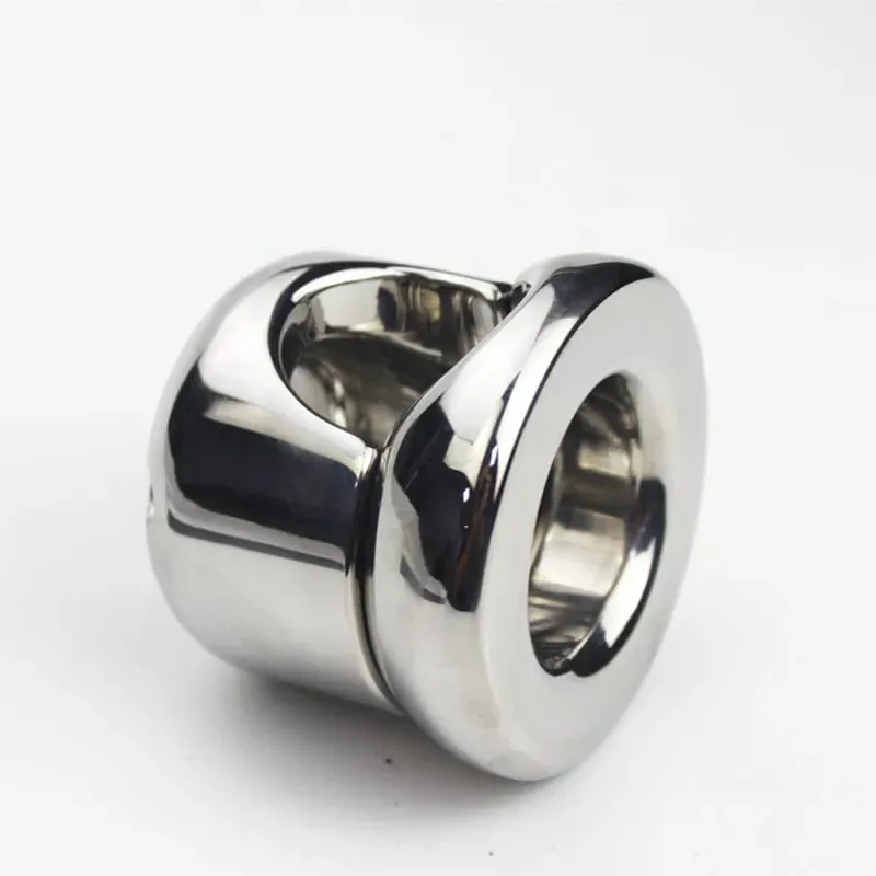 9 Sizes Stainless Steel Scrotum Bondage Ring Weight Bearing Pendants Penis Restraint Testicle Lock Ring Sex Toys for Men BB-246 — image 3