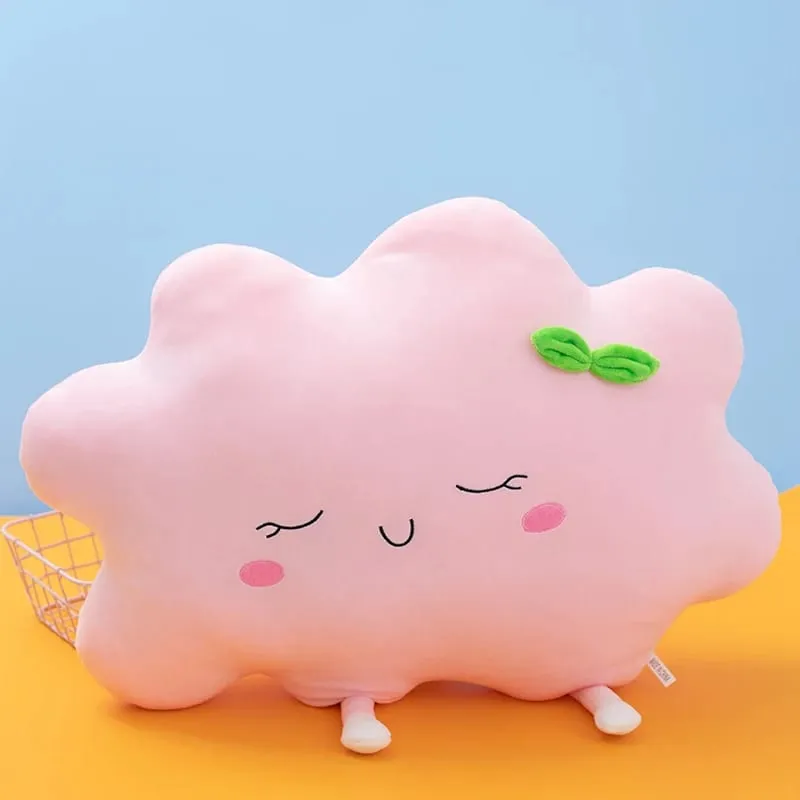 Cute Sun Cloud Plush Pillow Stuffed Soft Creative Plush Sun Cloud Toy Car Pillow Home Decor Kids Toys — image 5