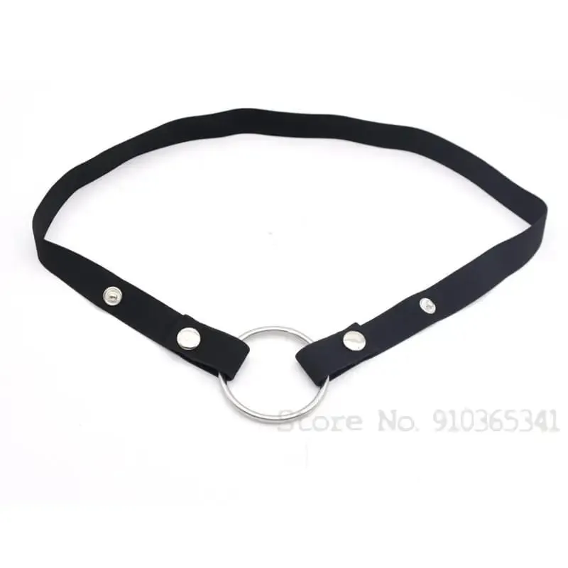 Fixed belt for cock cage Size adjustable strapon male chastity device tied penis cage Belt with ring no chastity cage sex toys