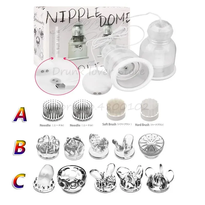 2021 Japan Rotate Stimulation Licking Nipple Breast Enlargement Vibrator Breast Pump Bra Massager Famale Masturbation Sex Toys18 — image 5