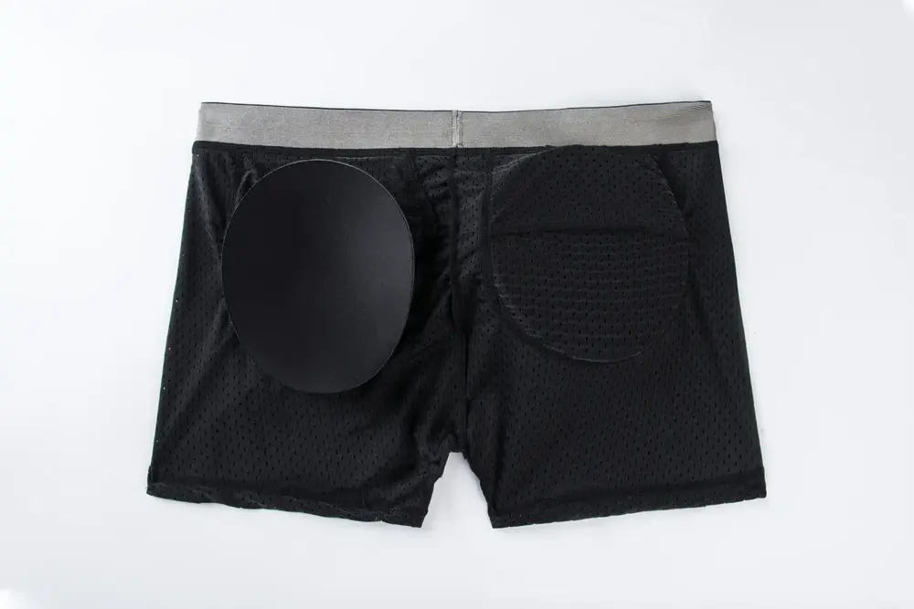 Mens Underwear Boxer Mesh Mens Padded Underwear with Hip Pads Men's Boxers Butt Padded Elastic Truncks Enhancement — image 26