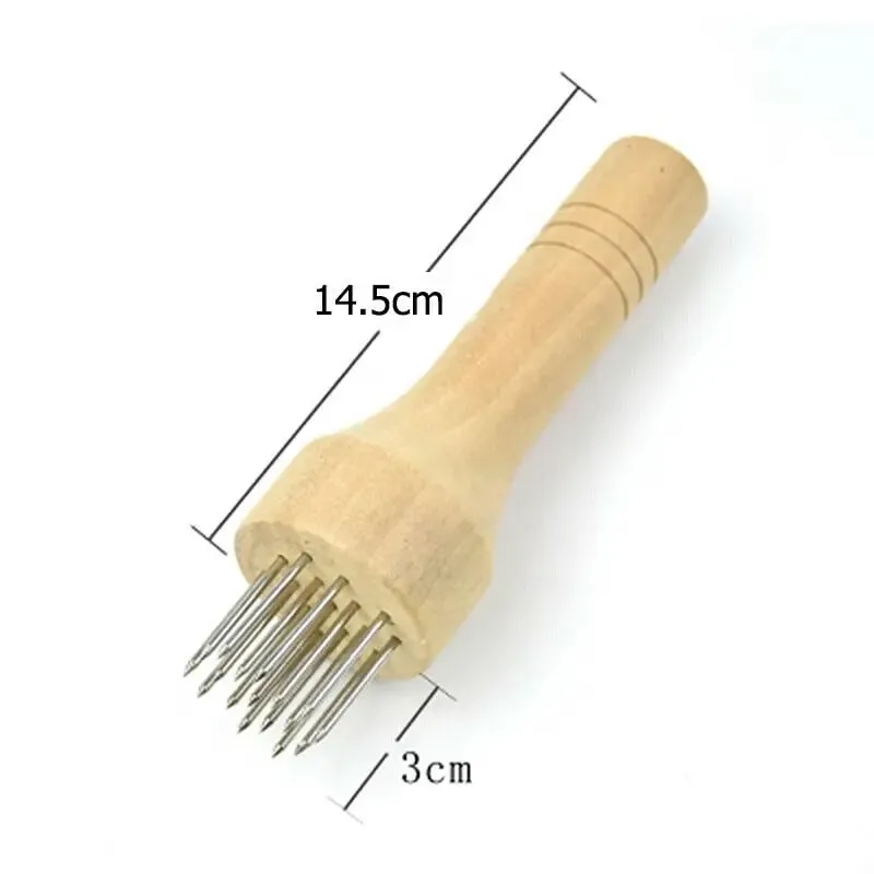 Belly Pork Skin Crispy Hand Tool Hole Hammer Needle Poke Pointed Needle Stainless Steel Fast Tenderizer Loose Steak Kitchen Tool — image 6