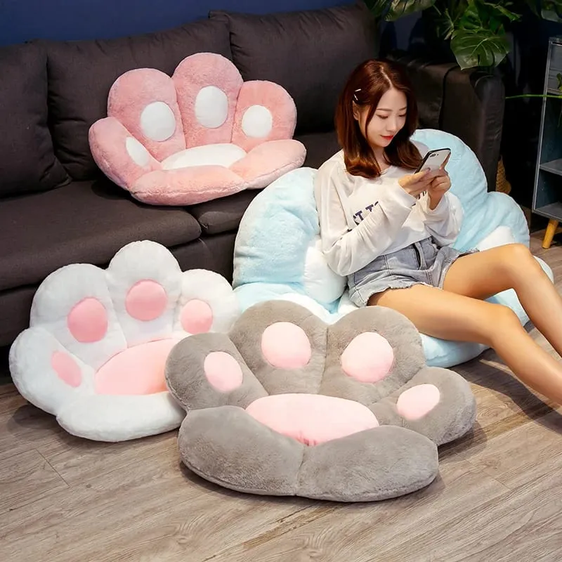 NEW Paw Pillow Animal Seat Cushion Stuffed Plush Sofa Indoor Floor Home Chair Decor Gift — image 2