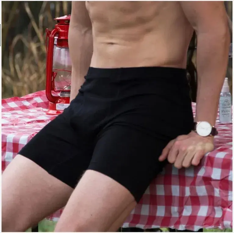 Herren-Boxershorts aus Merinowolle mit langem Schnitt, 100 % Merinowolle, Herrenunterwäsche, Basisschicht 240 g, Herren-Sportunterhose, Fitness, atmungsaktiv — image 8