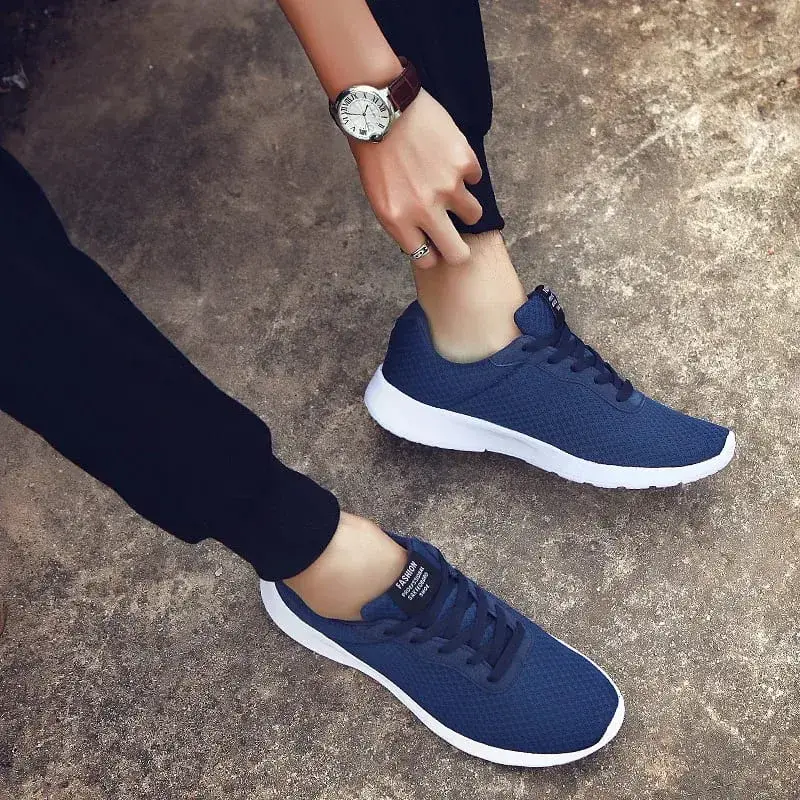 Summer Men'S Sport Sneakers Casual Shoes Breathable Lightweight Mesh Tennis Running Shoes For Men Walking Sneakers — image 6