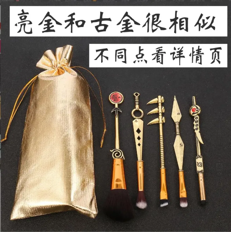 5pcs/set Japanese Anime Makeup Brush Set Foundation brushes Eyeshadow Concealer Blush Brush set Make Up Brush Tool Kit T2081