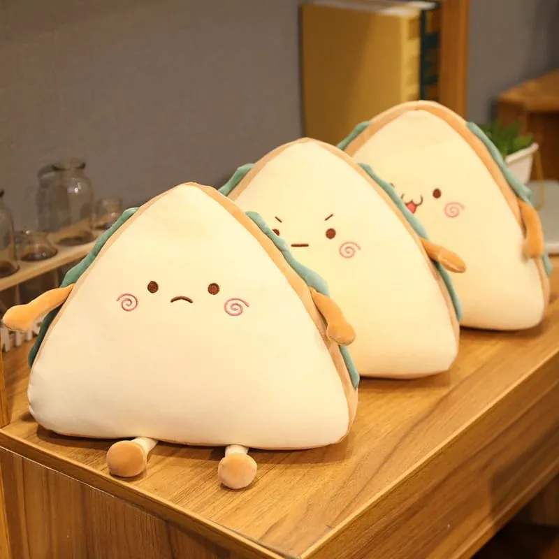 30/40CM Kawaii Soft Sandwich Cake Toy Pillow Creative Home Sofa Cushion Office Simple Pillow Child Birthday Gifts