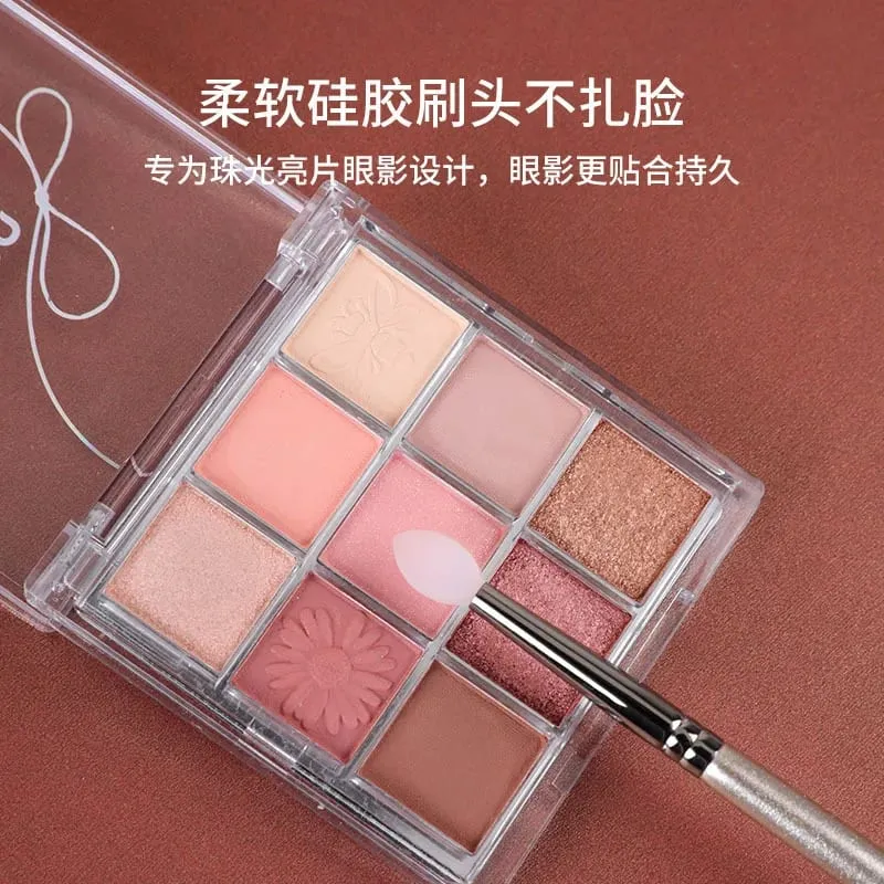 1pc Silicone Shiny Eyeshadow sequins Makeup Brushes Gloss Eye shadow Make up Brush Lip Balm Face Small Mask beauty tools — image 3