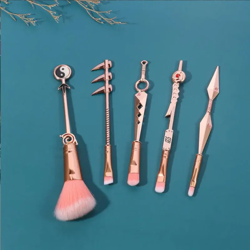 5pcs/set Japanese Anime Makeup Brush Set Foundation brushes Eyeshadow Concealer Blush Brush set Make Up Brush Tool Kit T2081