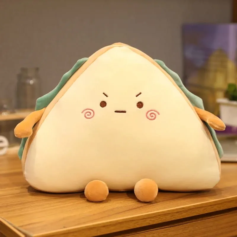 30/40CM Kawaii Soft Sandwich Cake Toy Pillow Creative Home Sofa Cushion Office Simple Pillow Child Birthday Gifts