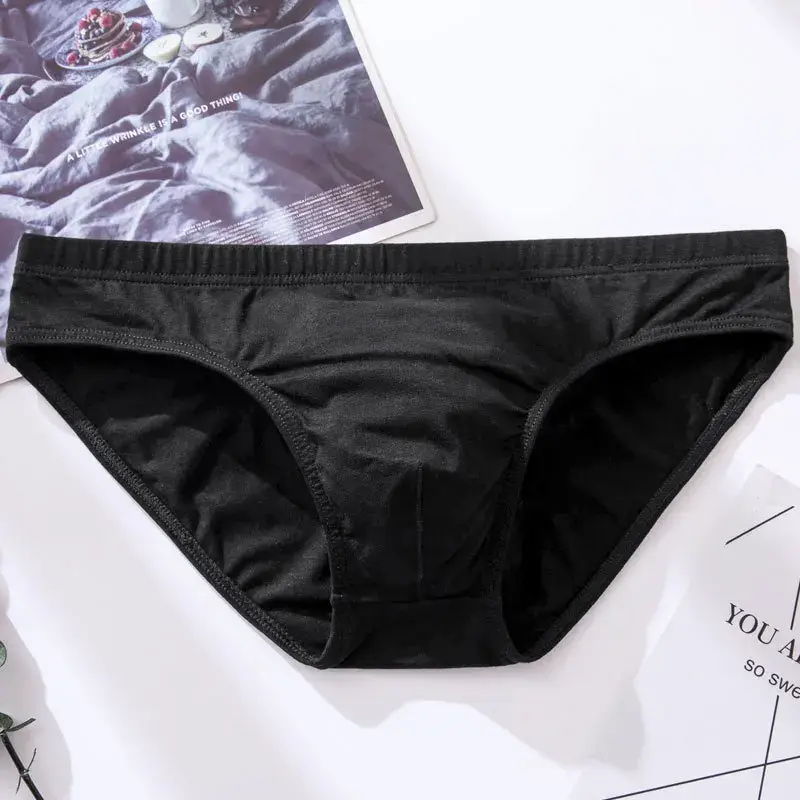 Men's Underwear Male Sexy Solid Briefs Underpants for Men Brief Cotton Adult Panties Mens Bikini Pant Men Sexy Slip Hombre 1805