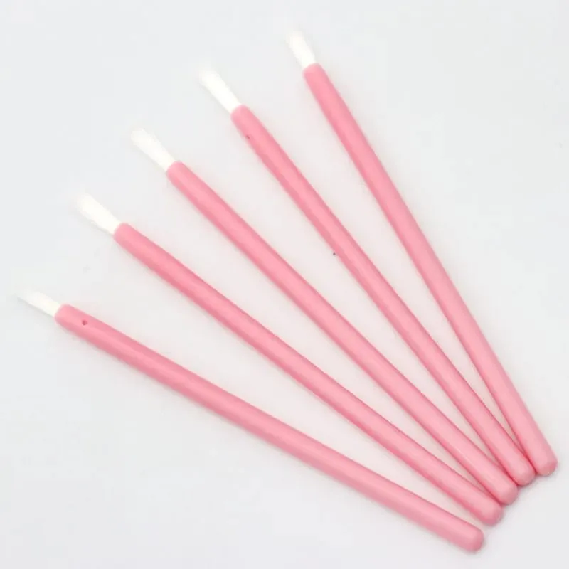 50 τμχ Nylon Lip Brush Lipstick Lip Glossy Wands Clean Applicator Lip Eyeshadow Gloss Brushes Εργαλεία καλλυντικού μακιγιάζ