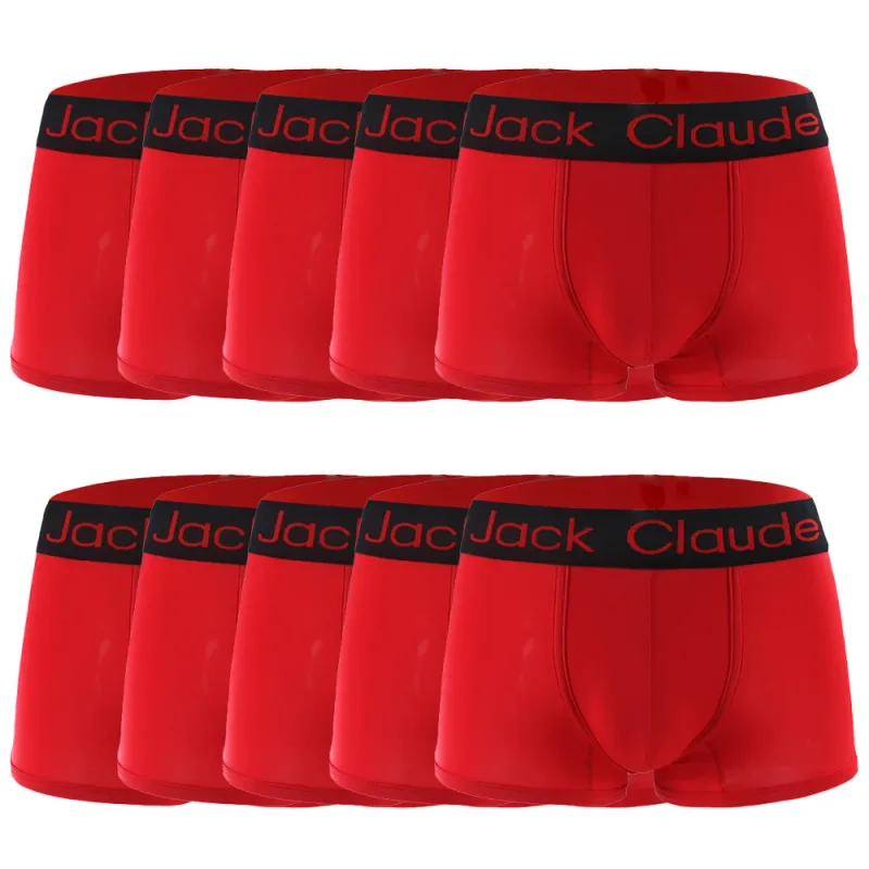 10 Pcs/lot Men Boxershorts Sexy Boxer Soft Letter Printed Boxer Shorts For Men Underwear Mens Boxers Male Slip Homme Calzoncillo