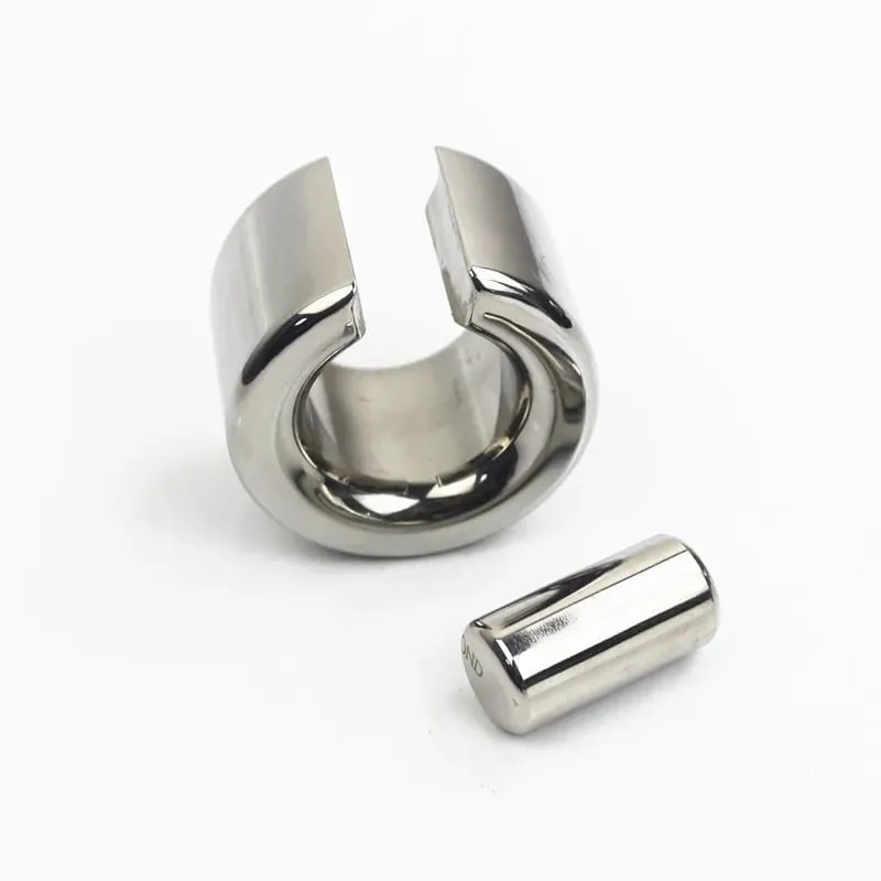 15 Sized Stainless Steel Scrotum Pendant Penis Bondage Rings Cylindrical Cockring Ball Stretcher Scrotum-ring Sex Toys BB-207 — image 2