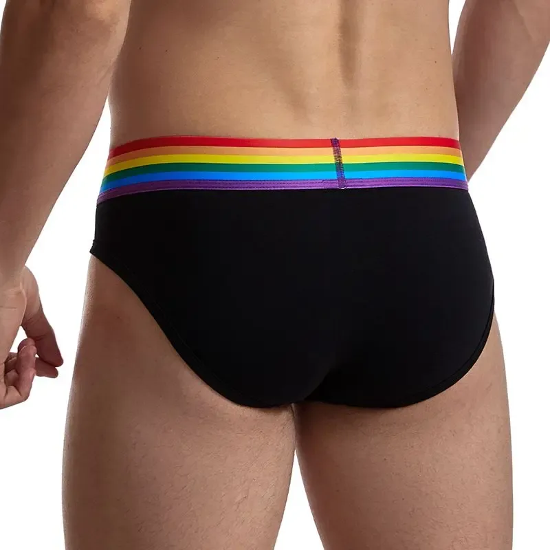 Jockmail กางเกงในชายเซ็กซี่ชุดชั้นในชายผ้าฝ้าย Low Rise Underpant เส้นด้ายสุทธิลูกไม้, Breathable ฤดูร้อนกางเกงขาสั้น calzoncillos hombre slip — image 13
