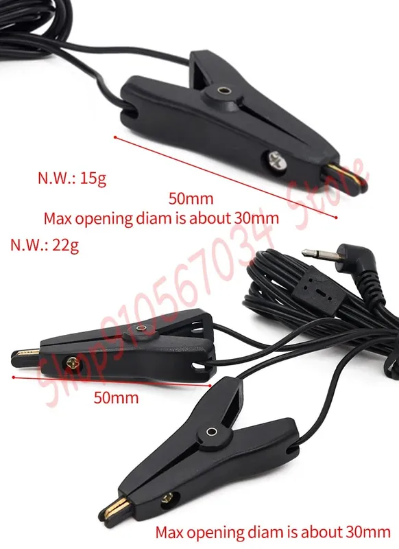 Electric Shock Accessory BDSM Nipple Clamp Breast Massager SM Bondage Labia Clip Clit Stimulator E-stim Glove/Pad Couple Sex Toy