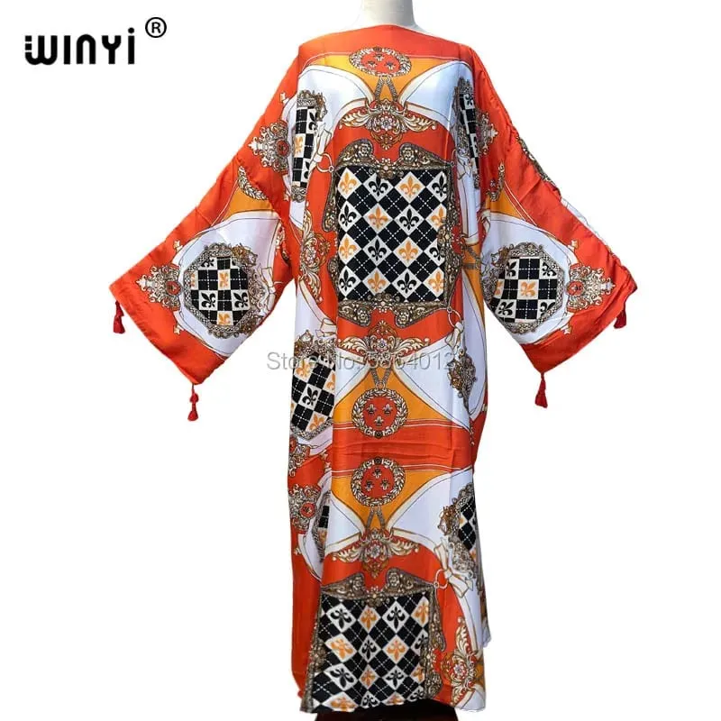 Cotton Robe Femme Hiver Платье Elegant Long Sleeve Мусульманские Комплекты Splicing Stripe Print Female Dresses Vestdios Abaya — image 30