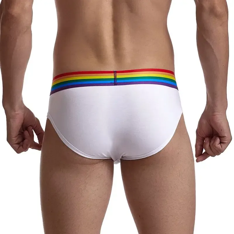 Jockmail กางเกงในชายเซ็กซี่ชุดชั้นในชายผ้าฝ้าย Low Rise Underpant เส้นด้ายสุทธิลูกไม้, Breathable ฤดูร้อนกางเกงขาสั้น calzoncillos hombre slip — image 10