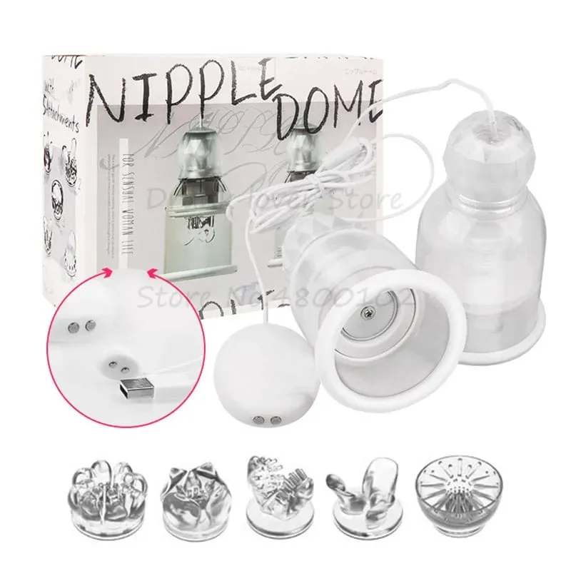 2021 Japan Rotate Stimulation Licking Nipple Breast Enlargement Vibrator Breast Pump Bra Massager Famale Masturbation Sex Toys18 — image 9