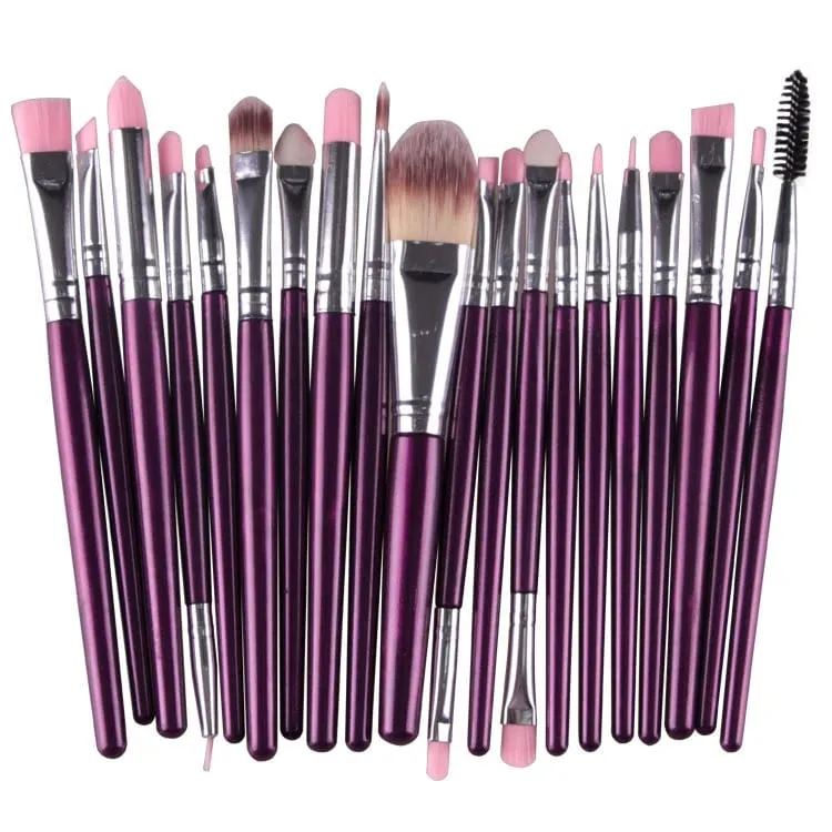 20Pcs Makeup Brush Set Cosmetic Powder Eye Shadow Eyeliner Foundation Blush Blend Beauty Woman Makeup Brushes Maquiagem — image 14