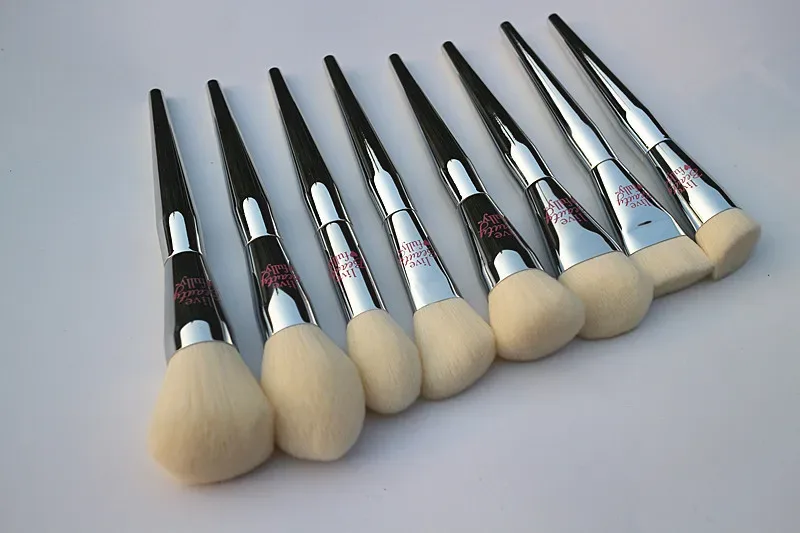 19pcs/set High quality full functional Makeup brushes Set Powder Blusher Highlight Eyeshadow eyebrow Make up brushes silver coat — image 2