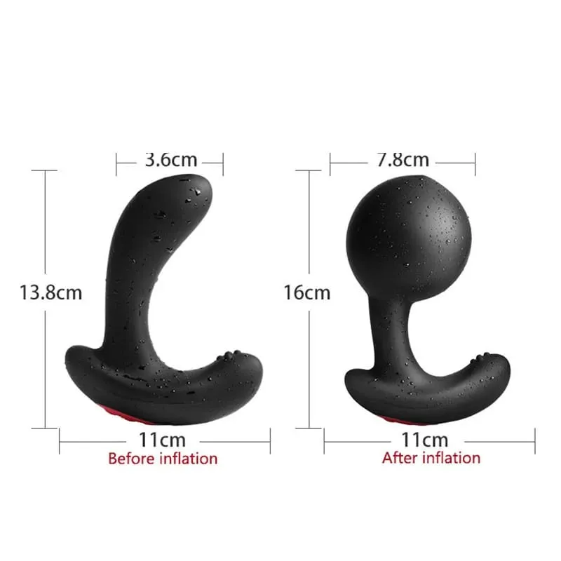 Wireless Remote Control Male Prostate Massager Inflatable Anal Plug Vibrating Butt Plug Anal Expansion Vibrator Sex Toys For Men — image 5