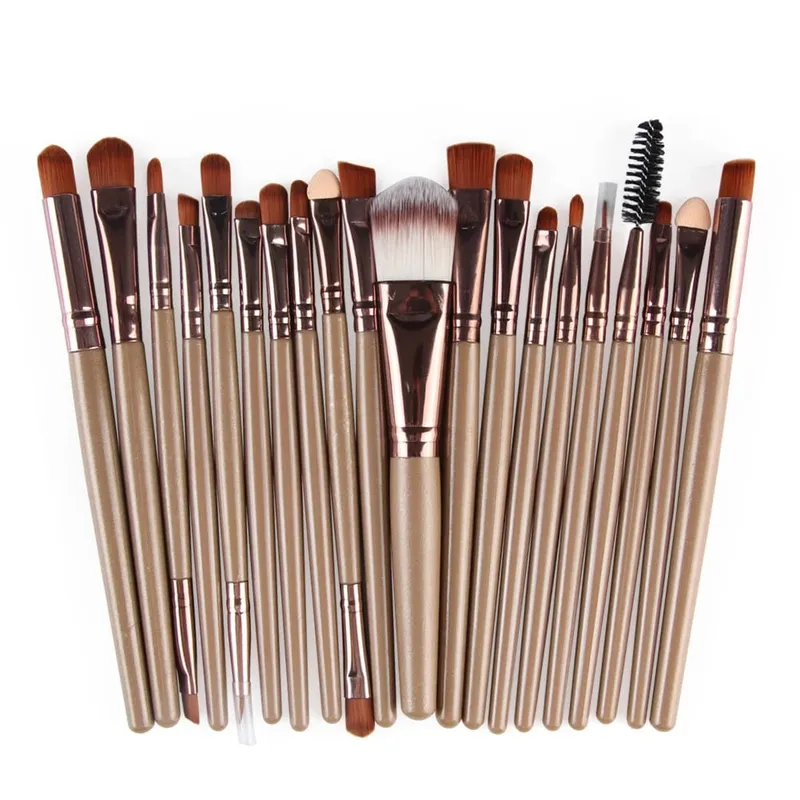 20Pcs Makeup Brush Set Cosmetic Powder Eye Shadow Eyeliner Foundation Blush Blend Beauty Woman Makeup Brushes Maquiagem — image 3