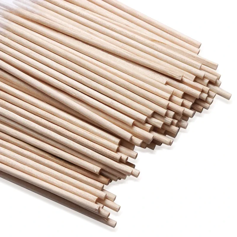 100 pcs Disposable Ultra-small Cotton Swab Lint Free Micro Brushes Wood Cotton Buds Swabs Eyelash Extension Glue Removing Tools