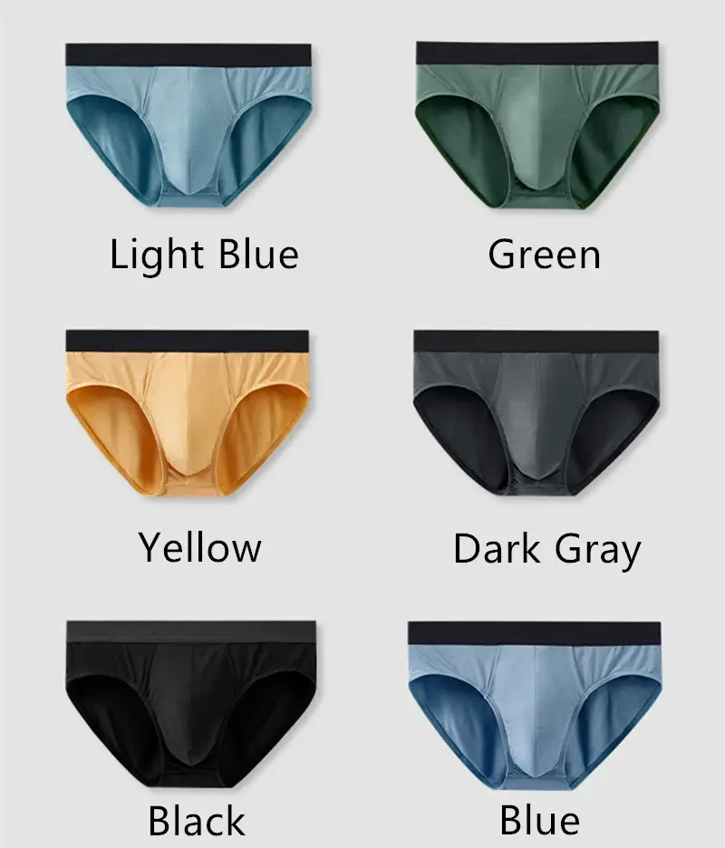 Men's Briefs Soft 60S Modal Male Panties Cozy Elastic Male Underpants Shorts 7A Grade Antibacterial Crotch Mens Sexy Underwear — image 8