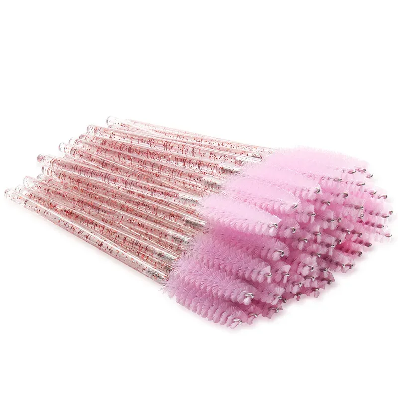 50Pcs Eyelash Brushes Makeup Brushes Disposable Mascara Wands Applicator Multicolors Eye Lashes Cosmetic Brush Makeup Tools