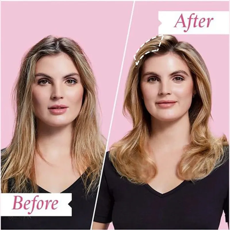 Synthetic Invisable Seamless Hair Pads Clip In One Piece 2Clips Increase hair volume Hair Extensions Top Side Cover Hairpiece — image 3