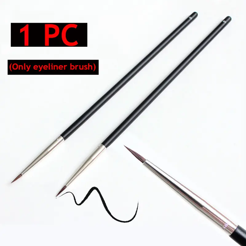 Beauty Makeup Brushes Fine Eyebrow Cream Brush Eyeliner Pen Black Eyeliner Brush Mink Hair