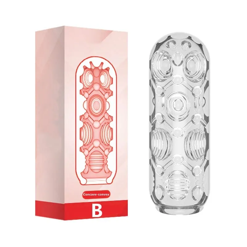 Masturbation for Men Penis Pleasent Aircraft Cup Device Soft Transparent Pocket Vaginal Sleeve Training 18 Adult Erotic Sex Toys — image 7