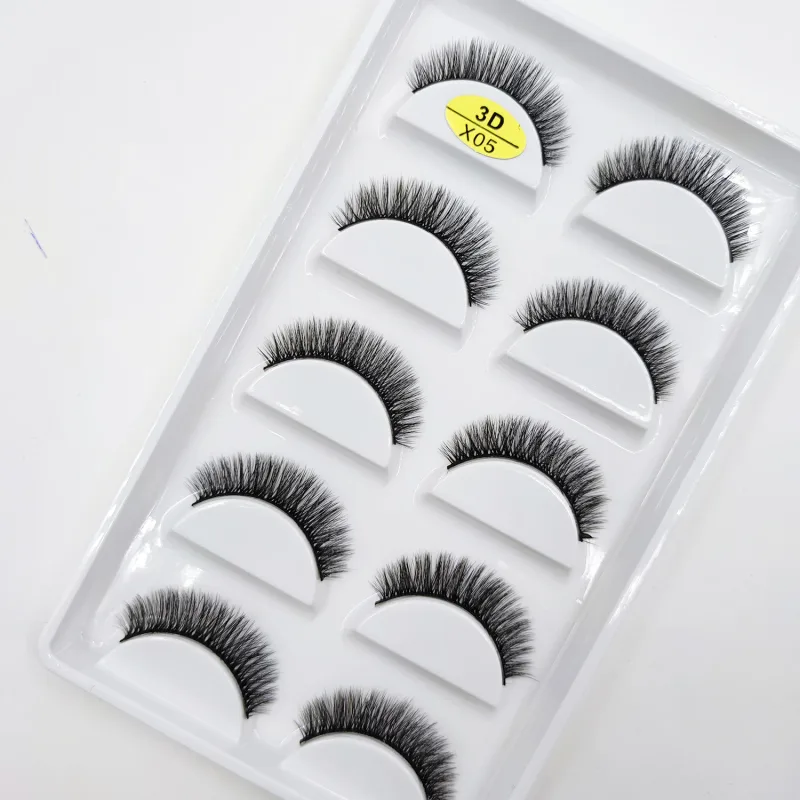 30 Style 5 Pairs Natural Eye Lashes Mink Lashes Handmade Fluffy Lashes 3D False Eyelashes Makeup Faux Cils Maquiagem Cilios — image 11