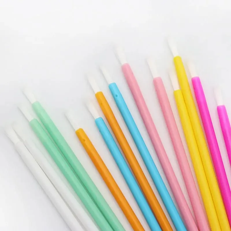 50 τμχ Nylon Lip Brush Lipstick Lip Glossy Wands Clean Applicator Lip Eyeshadow Gloss Brushes Εργαλεία καλλυντικού μακιγιάζ