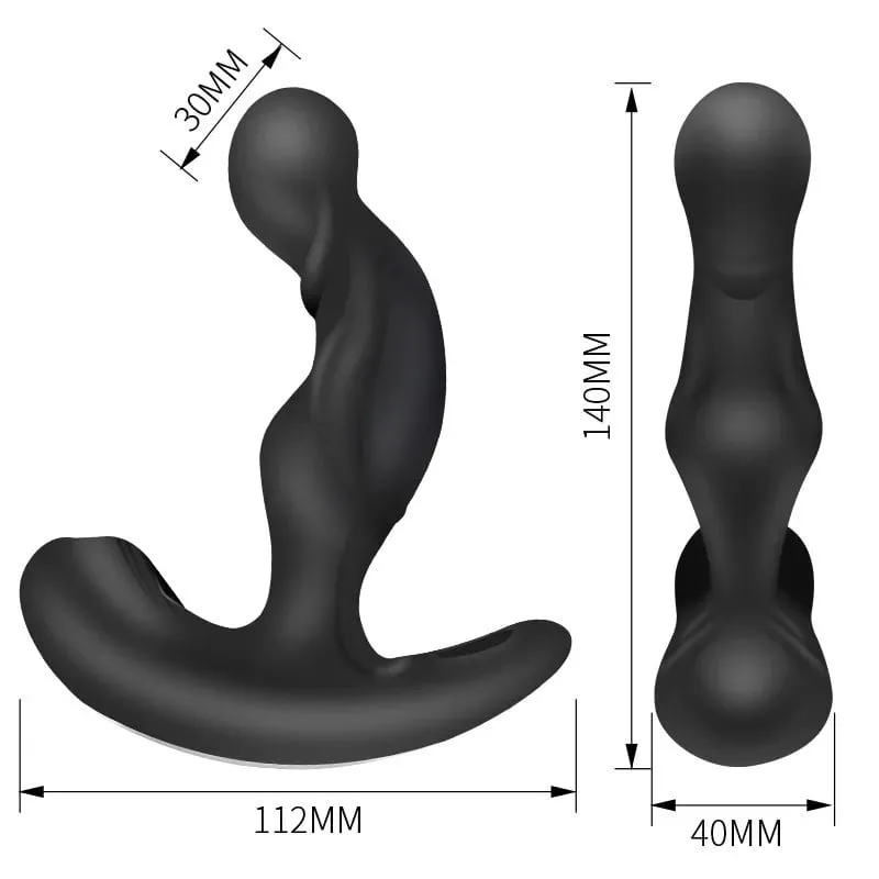7 Mode Tickling 12 Mode Vibrating Prostate Massager Gay Toys Anal Plug Buttplug G-Spot Stimulate Vibrator Sex Toys For Men Women — image 4