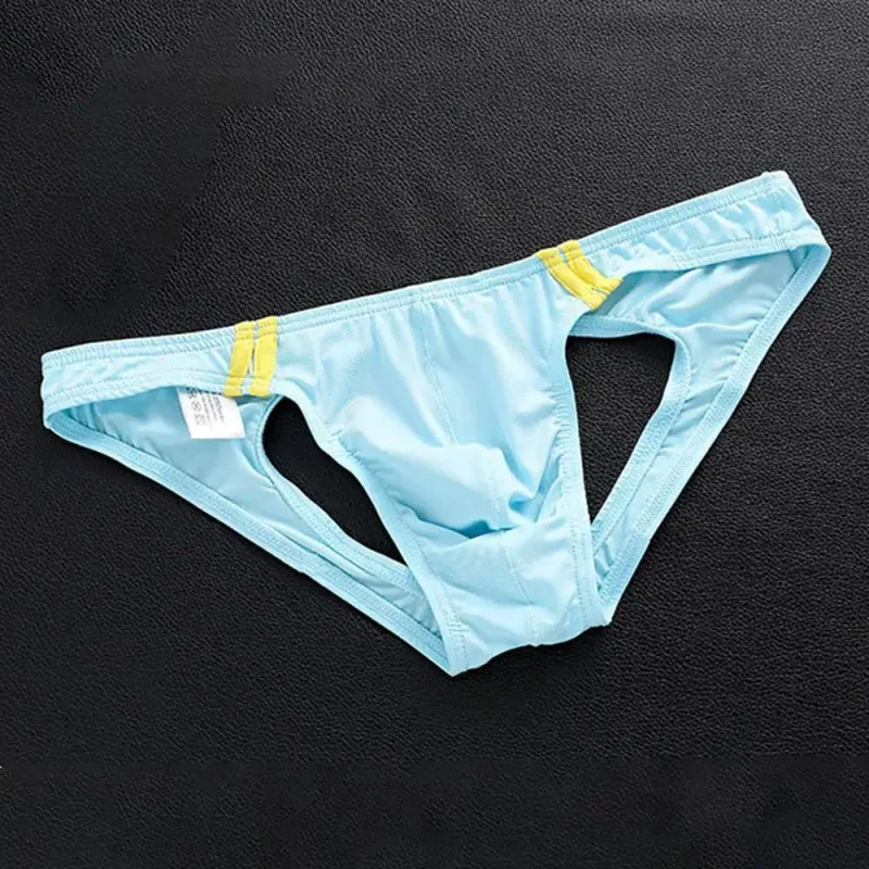 Open Butt Underwear Men's T-Back G-String Briefs Jockstrap Panties Breathable Tangas Thong Lingerie Erotic Underpants — image 11