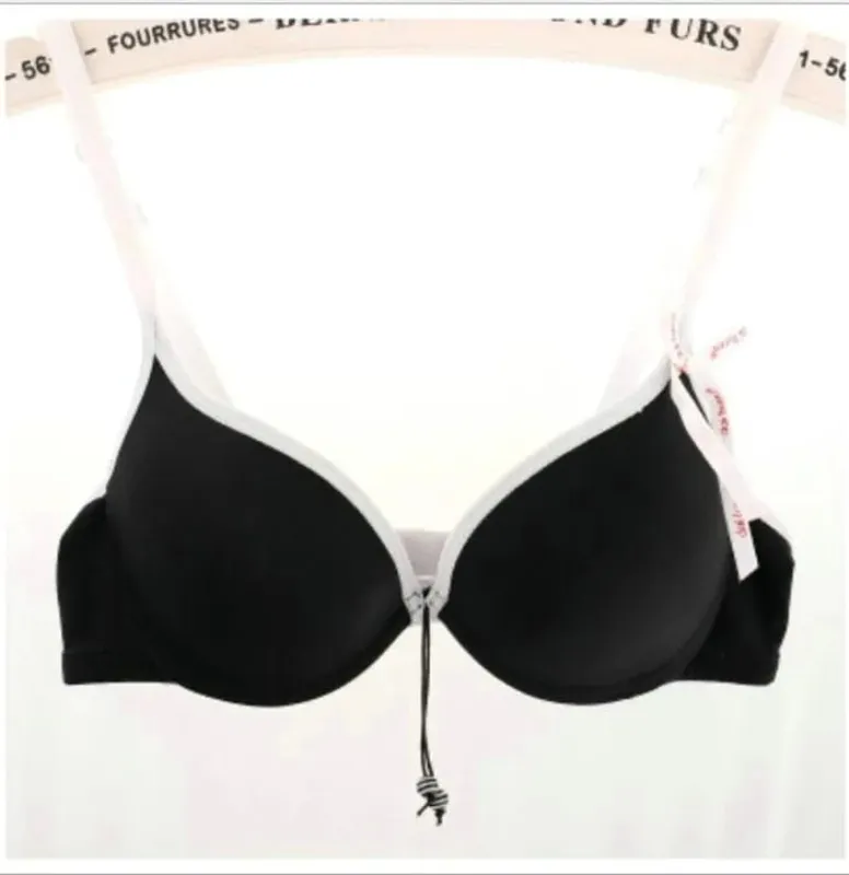 Front Closure Push Up Bra Panty Set Women Solid Color Red Rose Red Yellow Lingerie Suit Valentine Wedding Daily Female Underwear