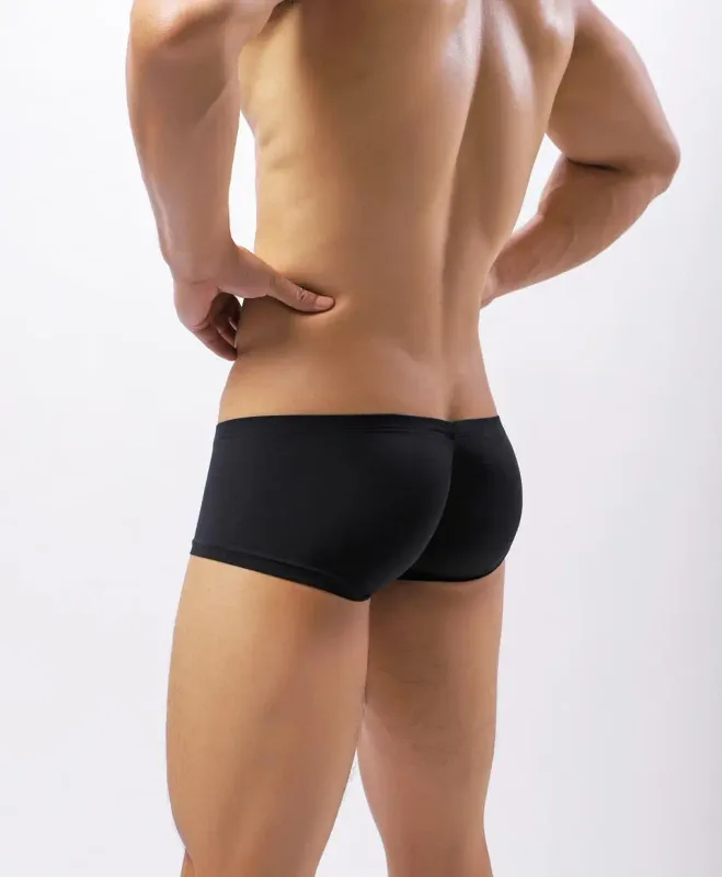 Sexy Men Underwear Boxers Solid Thin Ice Silk Panties Man Breathable Low Waist U Convex Pouch Underpants Male Cueca Calzoncillo — image 19