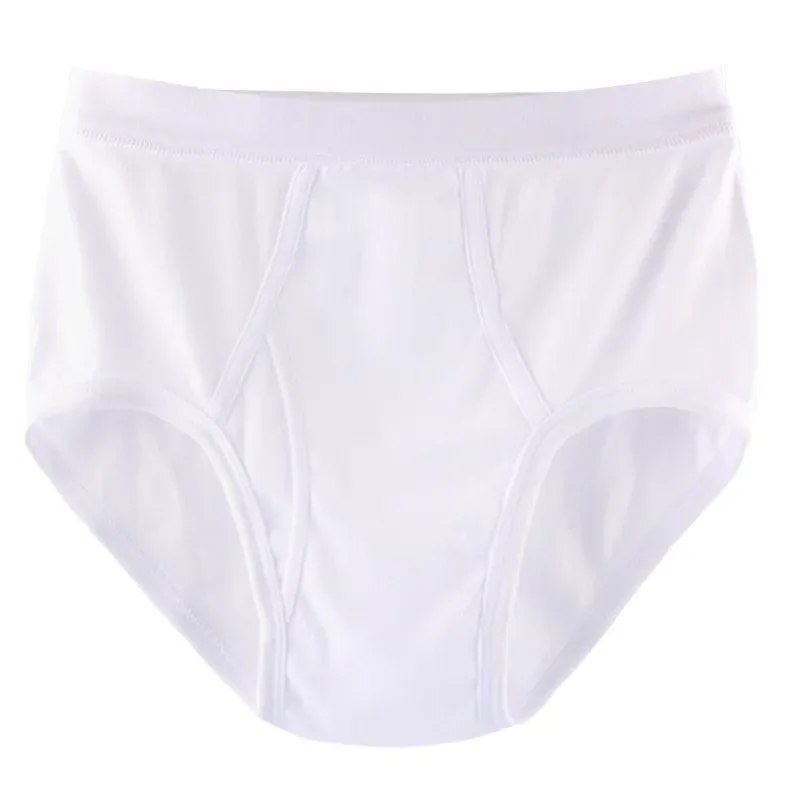 95KG Solid Fat Plus Size Men's Underwear Mens Underwear 100% Cotton Comfortable Breathable Loose Large Size Men Briefs Panties — image 3