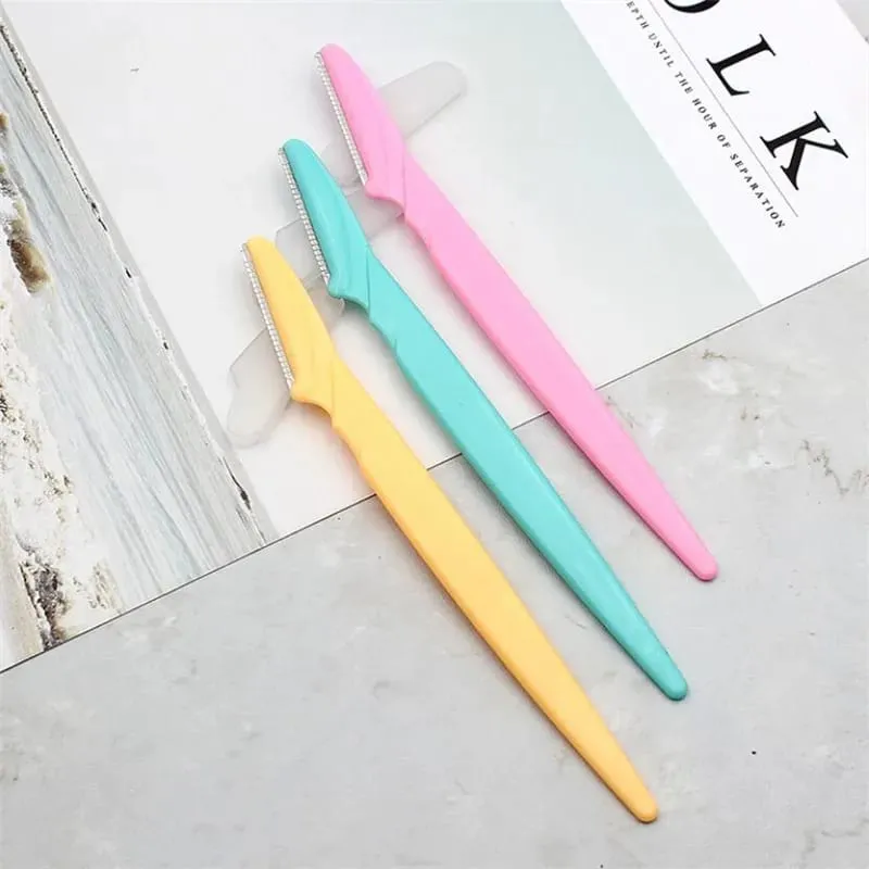 3 pcs/1PC Eyebrow Trimmer Face Eyebrow Hair Shaver Remover Blade Razor Epilator Eyebrow Shaping Makeup Beauty Tools For Women — image 3