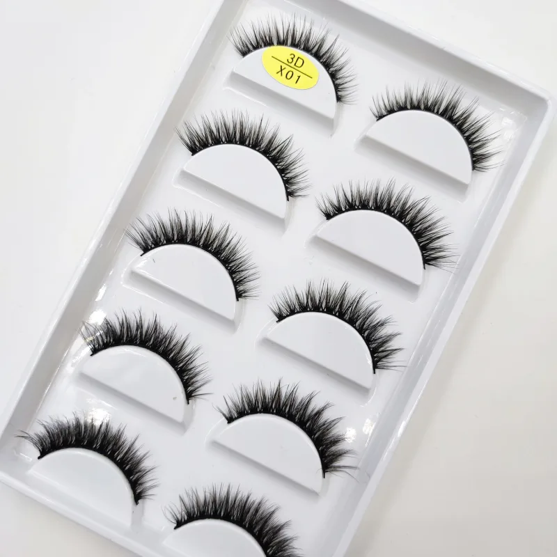 30 Style 5 Pairs Natural Eye Lashes Mink Lashes Handmade Fluffy Lashes 3D False Eyelashes Makeup Faux Cils Maquiagem Cilios — image 8