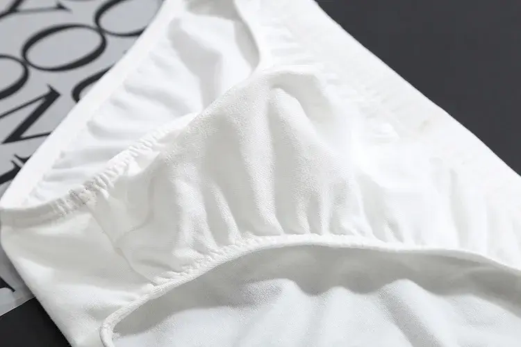 Roupa interior masculina cor sólida verão algodão cuecas masculinas shorts sexy briefs tamanho grande sem costura homem calcinha para homem