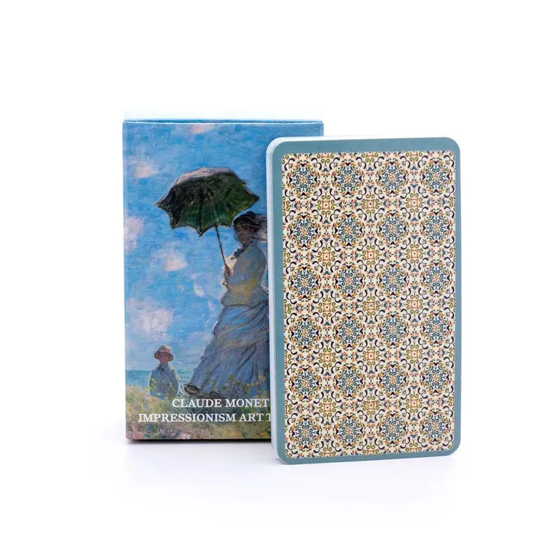 Claude Monet Impressionism Art Tarot 80 Tarot Cards Card Game Party Table Board Game Card Deck Fortune-telling Oracle Cards — image 3