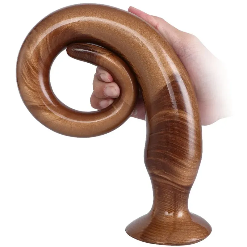 34-50CM płynny silikonowy pasek analny Butt Plug Dildo stymuluj odbyt pochwy miękki Anal Dilator para zabawki erotyczne dla kobiet mężczyzn — image 8