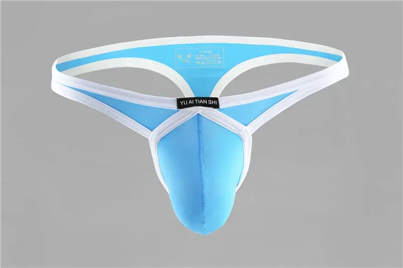Mens Sexy Underwear Briefs Solid Gay Men Underwear Bulge G Strings Penis Pouch Thong Man Briefs Backless Man Tanga Jockstraps — image 4
