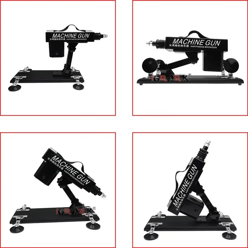 Strong Motor Automatic Vibartor Sex Machine with Dildo Attachments Adjustable Gun Love Machine Sex Toys for Man Women Adult Game — image 5