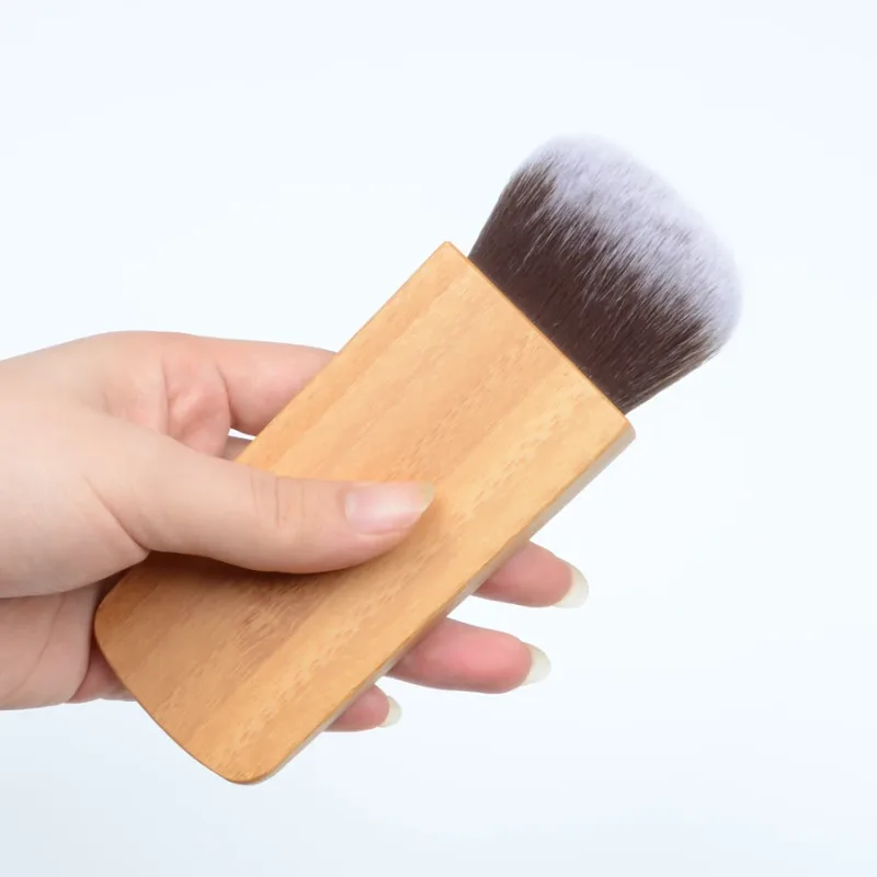 1pc Super Soft Powder Make up brushes Foundation Blusher makeup brush Shadow blending contour Professional High quality bamboo — image 6