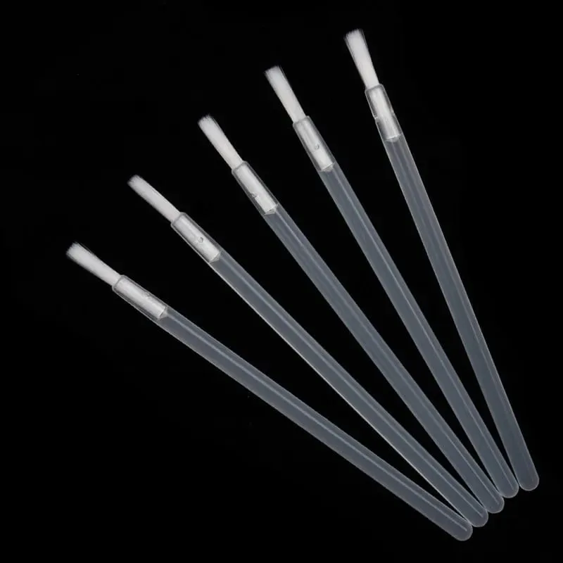 50 τμχ Nylon Lip Brush Lipstick Lip Glossy Wands Clean Applicator Lip Eyeshadow Gloss Brushes Εργαλεία καλλυντικού μακιγιάζ